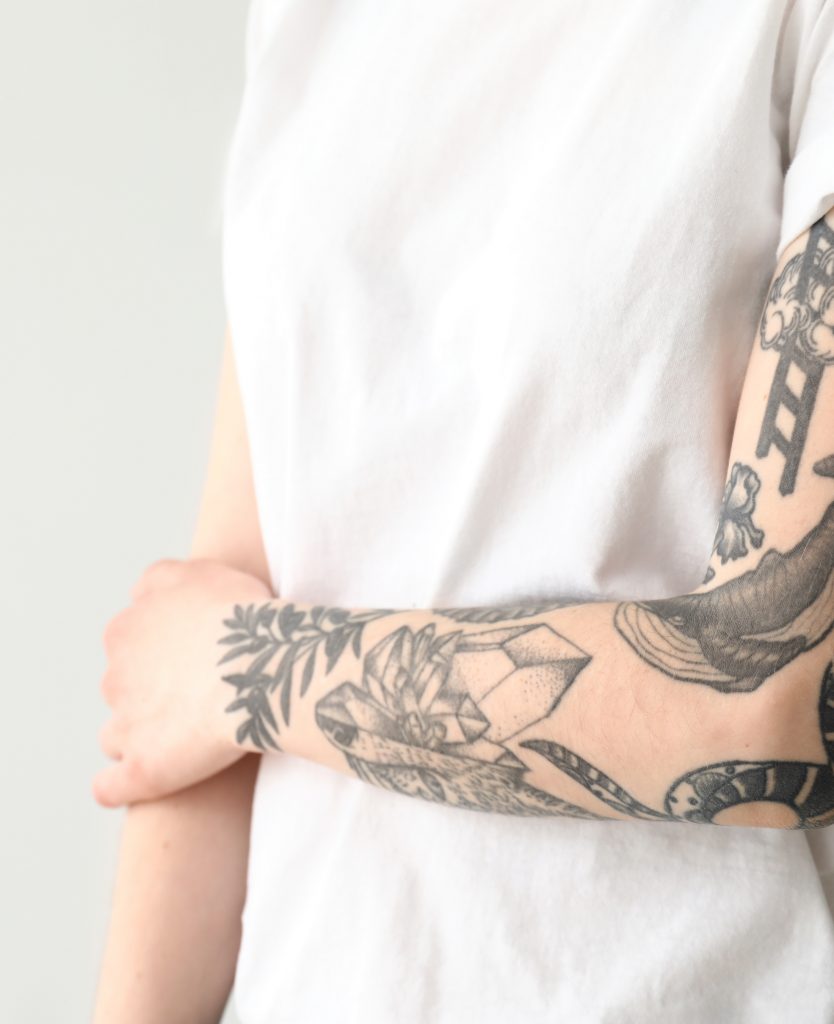 Arm tattoos